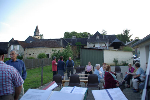 Le public s'installe