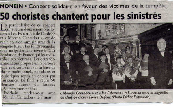 Un extrait de presse