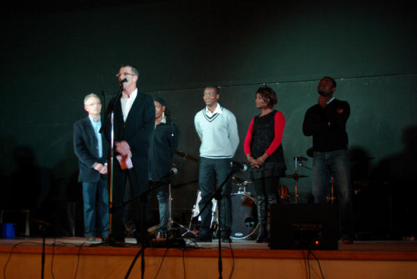 Les présidents du comité des fêtes et les Haitiens de la région