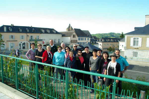 Arrivée à Monein 18h30