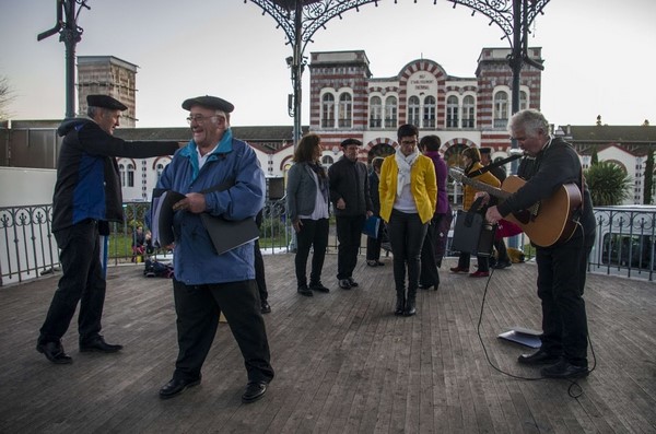 Installation sur le kiosque