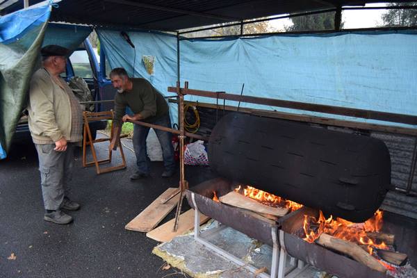 On grille les châtaignes